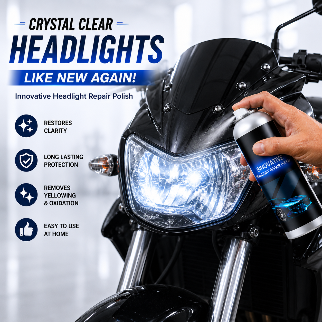 Crystal Clear Headlights - Buy 1 Get 1 Free