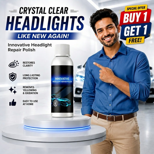 Crystal Clear Headlights - Innovative Headlight Repair Polish